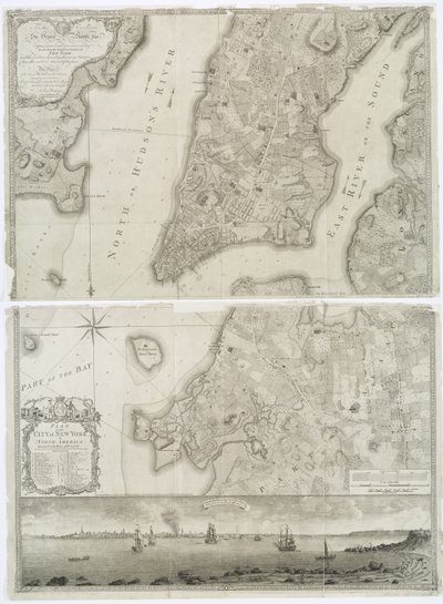 Plan of the City of New York in North America Surveyed in the Years 1766 and 1767 Published in Faden